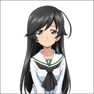 Née dans une bonne famille, ce personnage féminin pratique l'art de l'arrangement floral, un passe-temps stéréotypé comme celui d'une femme issue d'une famille noble ou fortunée. Cependant, lorsque ce personnage rejoint l'art du tank du lycée Oarai, sa mère ne l'entend pas de la même oreille. Qui est cette fille ?