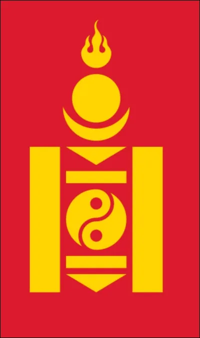 Le Sayambo est un symbole ancestral qui représente le feu, la terre, l'eau, le soleil, la lune et le yin-yang. Sur quel drapeau est-il présent ?