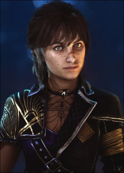 Parmi les personnages jouables, celle-ci a un passé sombre. D'abord fermière, elle s'est reconvertie comme enseignante avec son mari mais malheureusement, un accident le lui a pris. Elle a tenté de s'ôter la vie mais elle a échoué. Son caractère chaleureux, extraverti et enjoué, cache son passé douloureux mais elle est le soutien émotionnel pour le reste de l'Expédition 33. Quel est son nom ?