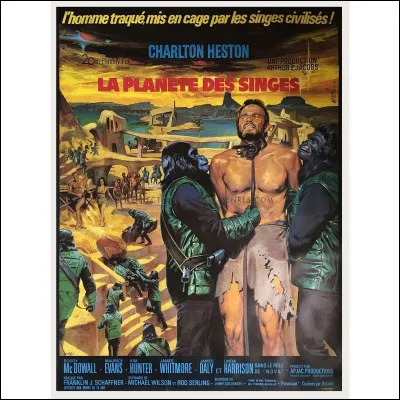 "La Planète des singes (1968)" est un long-métrage joué par Charlton Heston.