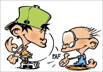 Dans le dessin anim de Kid Paddle, comment s'appelle le blond  lunettes ?