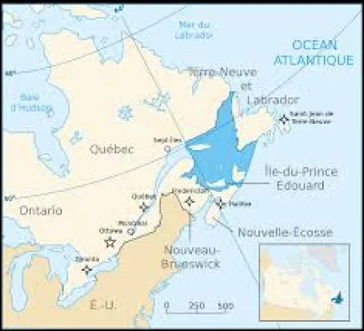 Comment s'appelle ce fleuve du Canada, long de 1 197 km, se jetant dans l'océan Atlantique par un estuaire de 755 km ?