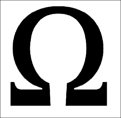 Lalphabet grec, composé de 24 lettres, se termine par la lettre oméga.