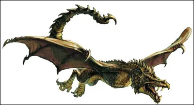 Ce dragon de France à escarboucle et crachant une fumée toxique sur ses proies est une...