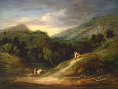 À quel rococo doit-on cette toile intitulée ''Paysage de montagne avec un conducteur de troupeau et un cheval de bât'' ?