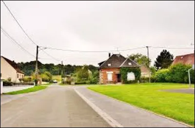 Village de l'arrondissement de Laon, Saint-Aubin se situe dans le département ...