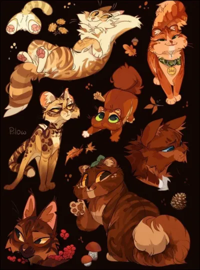 Quels chats se trouvent sur cette image ?