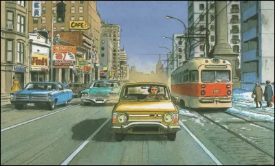 Quelle est cette auto qui figure dans l'album "Est-Ouest" de Christin ?