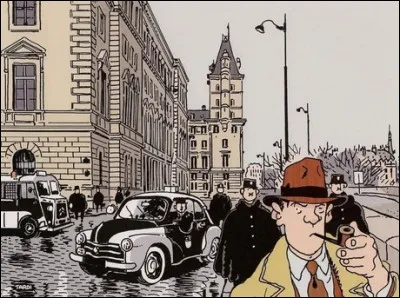 Quelle est cette voiture de police dessinée par Tardi ?