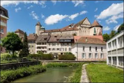 Quelle est cette petite ville de 6 500 habitants, située à l'extrême nord-ouest de la Suisse, dans le canton du Jura près de la frontière française ?