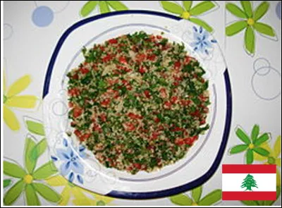 De quel pays est originaire le taboulé ?