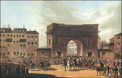 La bataille de Paris qui s'est déroulée le 30 mars 1814, ultime bataille de la campagne de France, oppose l'armée impériale française (40 000 hommes) aux forces européennes alliées (100 000 hommes). La défaite française marque la fin du règne de Napoléon Ier, qui abdique à l'issue de la capitulation. Quelles armées coalisées font alors leur entrée dans la capitale française ?
