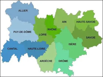 De quelle région fait partie le département de l'Allier ?