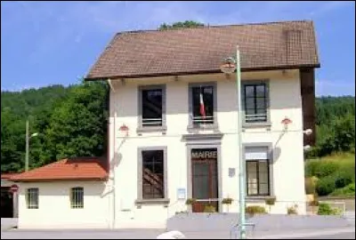 Nous sommes en Lorraine devant la mairie de La Forge. Village de l'aire d'attraction Gérômoise et dans l'aire urbaine Bressaude, il se situe dans le département ...