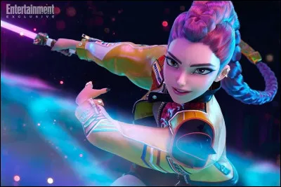 Est-ce que ton personnage a les cheveux violets ?