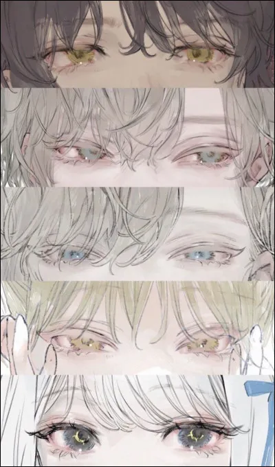 Choisis les plus beaux yeux selon toi :