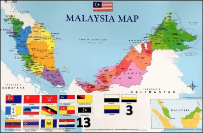 De combien d'entités, la Malaisie se compose-t-elle ?