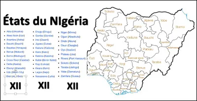 De combien d'États, le Nigéria se compose-t-il ?
