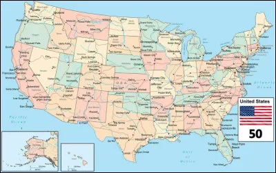 De combien d'États, les États-Unis se composent-t-ils ?