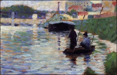 Quel peintre pointilliste représentera cette vue de la Seine en 1882 ?