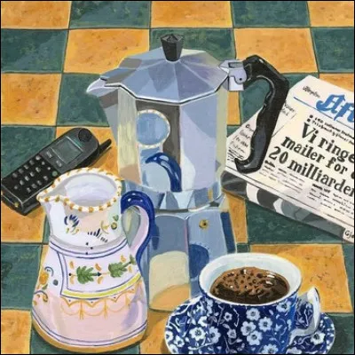 Quel est le titre de cette toile de Jane Dunn Børresen peinte en 2013 ?