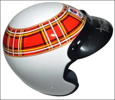 À qui appartient ce casque de Formule 1 dans les années 60 ?