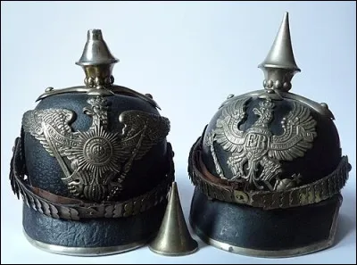 Quel est le nom de ce casque de l'armée prussienne ?