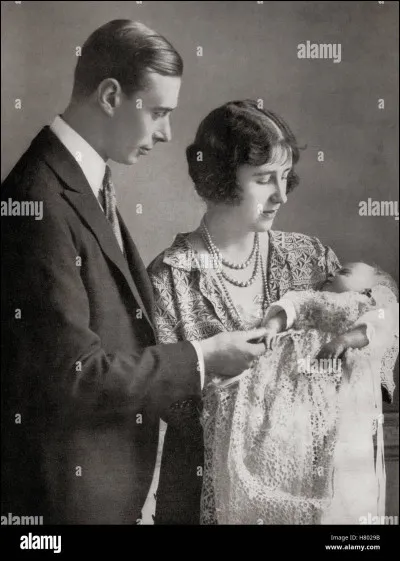 Quelle est l'année de naissance de leur première fille, la future reine Élisabeth II ?