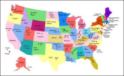 Lequel de ces Etats est avec 1 717 854 km2 le plus étendu des Etats-Unis ?