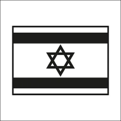Quelles sont les deux couleurs du drapeau d'Israël ?