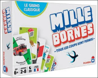 En quelle année a été inventé le jeu de société "1000 Bornes" ?