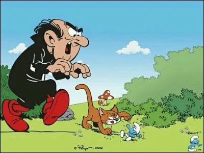 Pour commencer, dans "Les Schtroumpfs" de Peyo, comment s'appelle le chat de Gargamel, ennemi juré des Schtroumpfs ?
