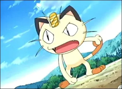 Voici Miaouss de la Team Rocket dans "Pokémon". Qui sont les deux dresseurs avec qui il rêve d'enlever Pikachu ?