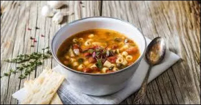 Parmi ces soupes, laquelle est une spécialité italienne ?
