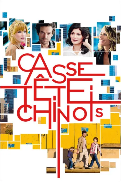 Quel acteur accompagne Audrey Tautou dans le long-métrage "Casse-tête chinois" ?