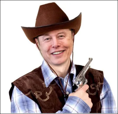 Qui porte un chapeau de cow-boy ?