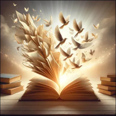 Dans la chanson de Michel Delpech "Le Chasseur", de quels oiseaux décrit-il le vol par les mots "Un vol de... par dessus les champs montait dans les nuages" ?