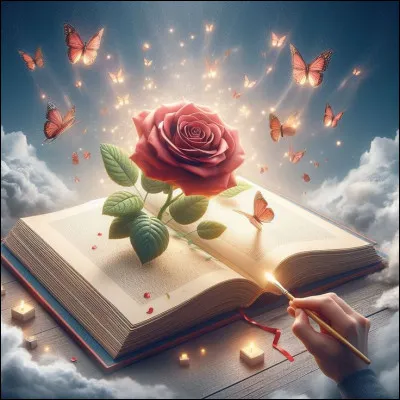 À quel écrivain connu pour ses uvres de science-fiction, doit-on le roman "Une Rose au Paradis" ?