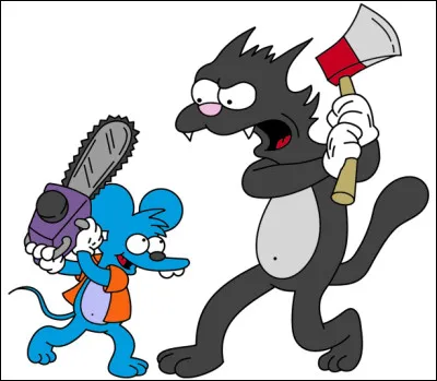 "Itchy et Scratchy" est une série télévisée d'animation fictive diffusée à l'intérieur d'une véritable série télévisée d'animation. Laquelle ?