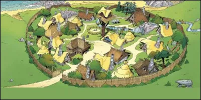 Quels sont les quatre camps romains qui encerclent le village d'Astérix ?