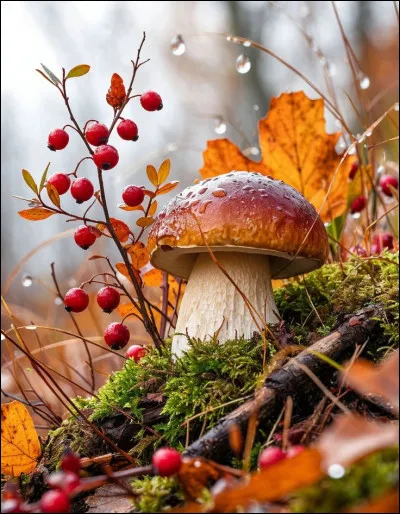 Cadeau de bienvenue ! Quel est le nom de ce magnifique champignon que l'on prend plaisir à trouver ?