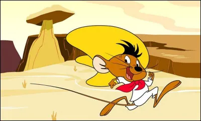 Comme son surnom l'indique, Speedy Gonzales est la souris la plus rapide...