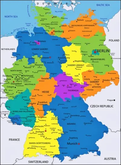 Où se situe Berlin dans l'Allemagne ?