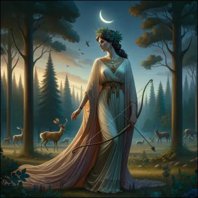 Dans la mythologie romaine, de quoi Diane est-elle la déesse ?