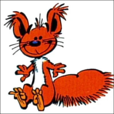 Par quel célèbre personnage de bande dessinée l'écureuil Spip a-t-il été apprivoisé ?