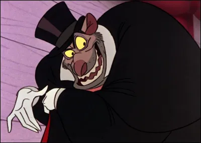 Dans quel long métrage danimation Disney lantagoniste principal se nomme-t-il Ratigan ?
