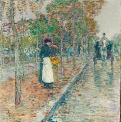 Qui a peint "Boulevard d'automne, Paris" ?