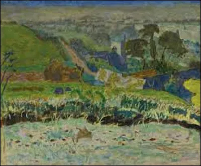 Qui a peint "Matinée d'automne (la grande vue de Vernon)" ?