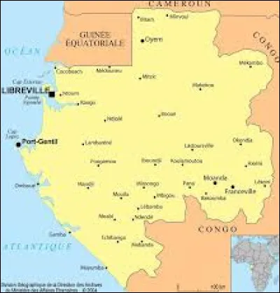 Quel parallèle traverse le Gabon ?