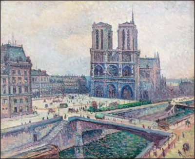 À qui doit-on cette représentation de Notre-Dame de Paris ?